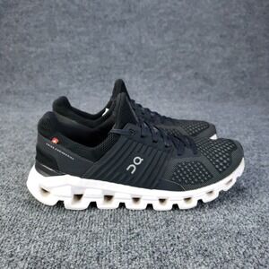 On Running Black and White Athletic Shoes